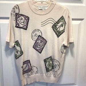 St. John Short Sleeve Top